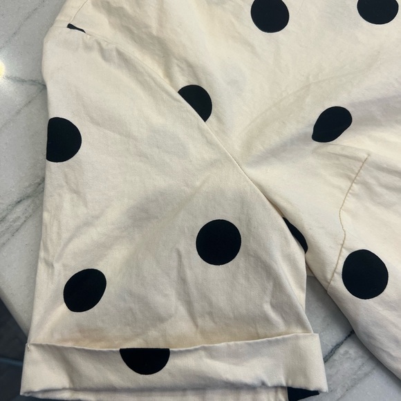 Who What Wear Black & Cream Polka Dot Button Down Dress - Picture 5 of 5